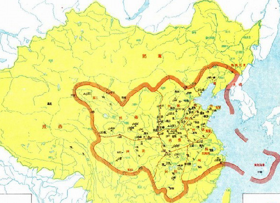 夏朝地图——中国古代夏朝地图