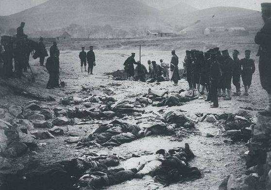 惨绝人寰:日军旅顺大屠城后仅留了36人抬尸体